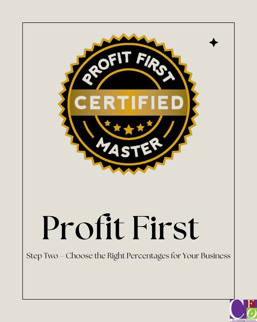 Profit First Series: Step Two – Choose the Right Percentages for Your Business